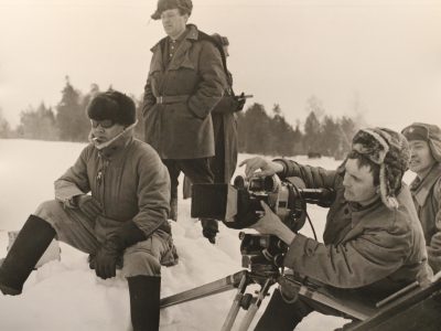 Режиссёр М. Бегалин и оператор А. Ашрапов